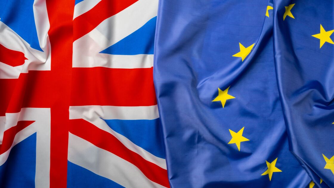 UK and EU Flags Brexit