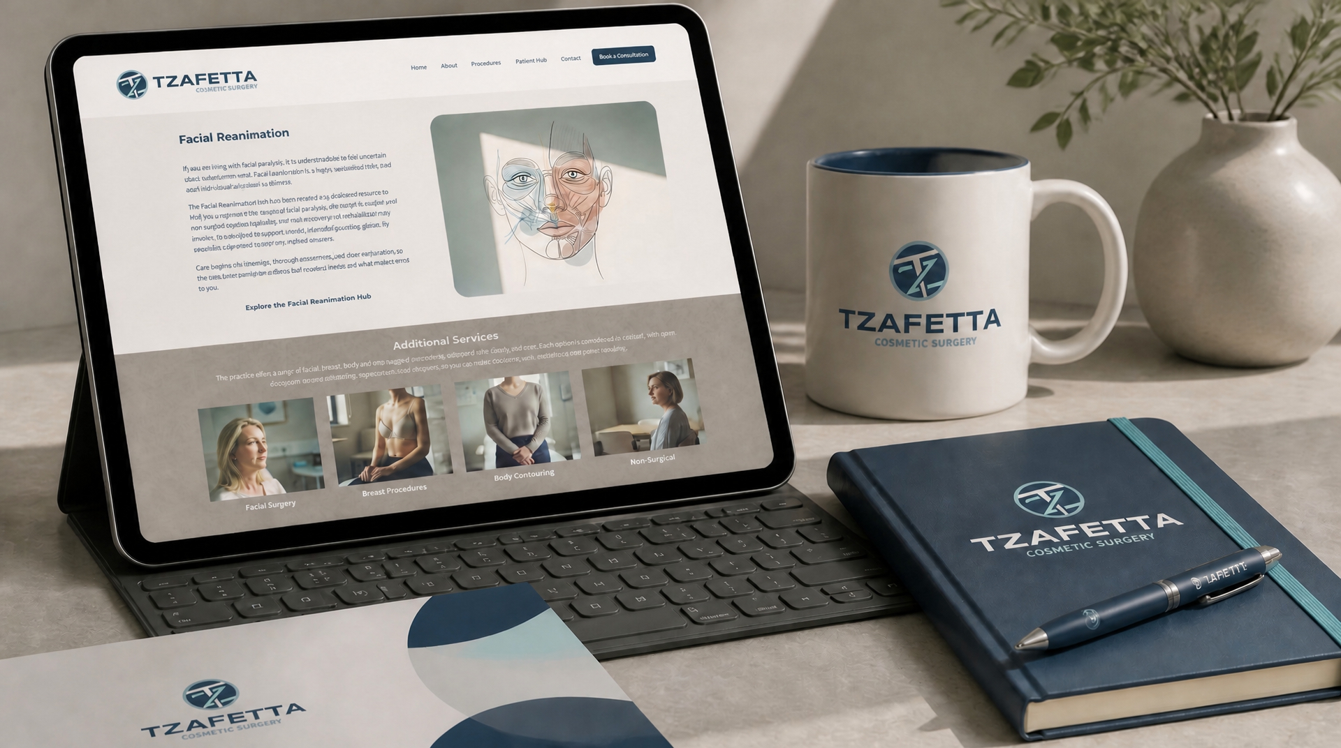 Tzafetta Cosmetic Surgery Brand ID