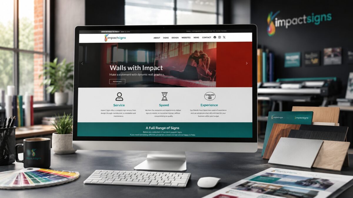 Impact Signs Website Case Study